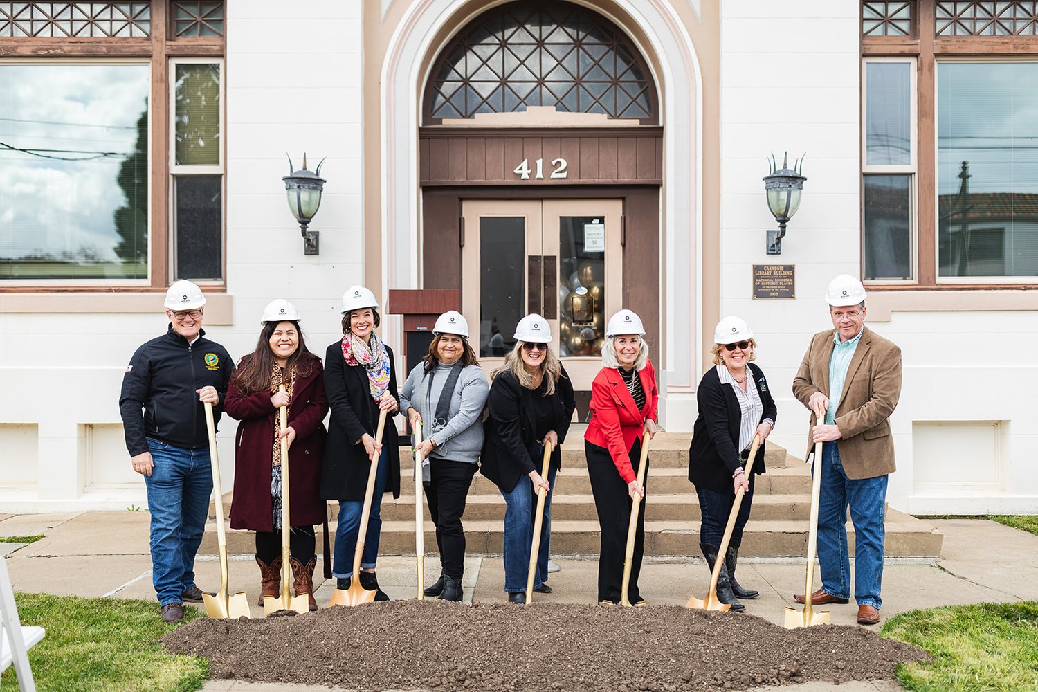 Yreka Carnegie Ground Breaking